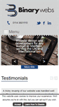 Mobile Screenshot of binarywebs.co.uk